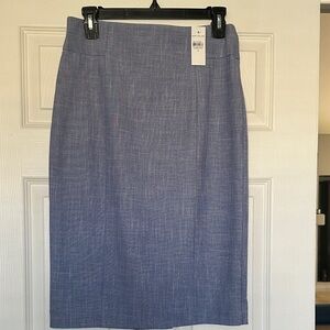 Ann Taylor periwinkle Blue Pencil Skirt